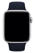 Pazariz Apple Watch Uyumlu3-4-5-6-7-8-se-42-44-45-49 Mm Kordon Kayış Klasik Kaliteli Silikon thumbnail 3