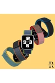 Pazariz Apple Watch Uyumlu8 41mm Kordon Hasırlı Kumaş Pride - 3
