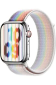 Pazariz Apple Watch Uyumlu8 41mm Kordon Hasırlı Kumaş Pride - 1
