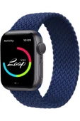 Pazariz Apple Watch Uyumlu42mm 44mm 45mm 49mm 1/2/3/4/5/6/se/7/8/ultra Kordon Örgü K thumbnail 1