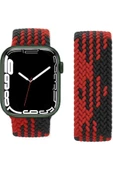 Pazariz Apple Watch Uyumlu38mm 40mm 41mm 1/2/3/4/5/6/se/7/8 Kordon Örgü Kordon 32 12 thumbnail 2