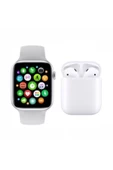 Pazariz Akıllı Saat Smart Watch T500  12  Kablosuz Kulaklık 2'li - 2