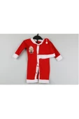 Pazariz Pembecin  Bebek Noel Elbise Noel Baba Kıyafeti Kostümü - 3