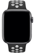 Pazariz Apple Watch Uyumlu8 Ultra 49mm Ile Kayış Spor Delikli Silikon Sd01 Kordon Siyah-beyaz - 2