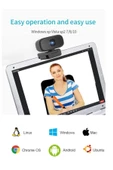 Pazariz B17 Web Kamera 1080p Uzaktan Eğitime Uygun Mikrofonlu Bilgisayar Kamerası - 3