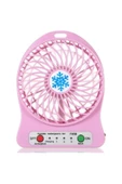 Pazariz 3 Kademeli Şarjlı Masa Üstü Usb Mini Taşınabilir Vantilatör Fan thumbnail 1