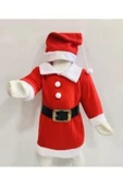 Pazariz Kız Çocuk Kırmızı Noel Baba Elbise - 2