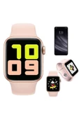 Pazariz T500 Akıllı Saat Ios/android Uyumlu Samrt Watch Pembe - 1