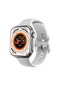 Pazariz Gs8 Watch 8 Ultra Akıllı Saat Beyaz Türkçe Watch 2.02 Inc Beyaz Slikon Kordon Hediye - 3
