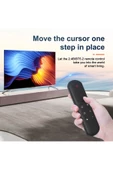 Pazariz ® 2.4ghz Klavye Sesle Kumanda Jiroskop Air Mouse Akıllı Tv Android Box Klavye Uzaktan Kumanda - 2