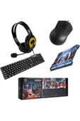 Pazariz ® Klavye Mouse Seti Mouse Pad Oyuncu Kulaklığı K40 - 4 Lü Oyuncu Bilgisayar Seti - 1