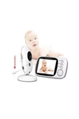 Pazariz Ks-603 Gece Görüşlü Oda Sıcaklık Kontrolü Bebek Kamerası,monitör Lcd Ekran - 1