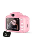 Pazariz Mini 1080p Çocuklar Için Dijital Fotoğraf Makinesi-oyun,video,filtre-son Versiyon 8 Gb Sd Ka - 1