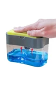 Pazariz Pompalı Sünger Hazneli Sıvı Deterjanlık 380 Ml - 1