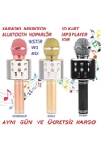 Pazariz Ws-858 Karaoke Mikrafon Bluetooth Mp3 Çalar Sd-usb-aux Girişli - 1