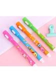 Pazariz Mor Işıklı Sihirli Görünmez Kalem Işıklı Kalem İnvisible ink Pens Uv Led Light 4 Ad - 1