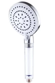 Pazariz 4 Fonksiyonlu Filtreli Duş Başlığı Kireç Önleyici Filtre Beyaz Krom thumbnail 1