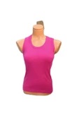Pazariz Pembecin Fitted/Vücuda Oturan Kalın Askılı Fitilli Esnek Örme Atlet Body - 1