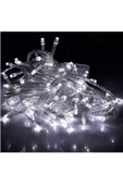 Pazariz 10 Metre 100 Ledli Dekoratif Beyaz Peri Led Yılbaşı Ağaç Süsü ( 220v ) thumbnail 1