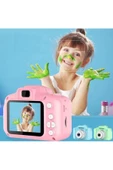 Pazariz Mini 1080p Hd Kamera Çocuklar Için Dijital Fotoğraf Makinesi 2.0 Inç Ekran 720-1080p Pembe R - 2