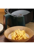 Pazariz 50 Adet Airfryer Pişirme Kağıdı Hava Fritözü Xiaomi Philips Yağsız Tefal Kumtel Mi Kağıt - 3