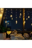 Pazariz Yılbaşı Ve Özel Konsept 12 Toplu Saçaklı Led Işıklı Ip Perde thumbnail 2