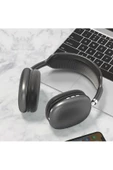 Pazariz P9 Air Kablosuz Bluetooth 5.0 Wirelles Mikrofonlu Kulaklık Stereo Siyah - 2