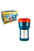 Pazariz Pazarız Projektör El Feneri Şarjlı Işıldak 15 Watt + 26 Smd Led Silver Toss St-6608 - 2