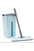 Pazariz Zambak Tablet Mop Pratik Temizlik Seti Mavi + 6 Yedek Mop - 1