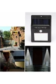 Pazariz Fotoseli Led Lamba Işık Sensörlü Güneş Enerjili Solar Duvar Kapı Kamp Bahçe 2 Ad - 3