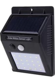 Pazariz Fotoseli Led Lamba Işık Sensörlü Güneş Enerjili Solar Duvar Kapı Kamp Bahçe 2 Ad - 1