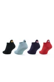 Pazariz Kadın Emojili Babet Çorap 4 Lü Karışık Renk thumbnail 2