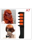 Pazariz Rengarenk Saç Boyama Tebeşiri - Mini Taraklı Konsept Saç Boyama Seti Hair Chalk Turuncu - 1
