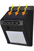 Pazariz Solar Güneş Enerjili 20 Ledli Bahçe Lambası Sensörlü Beyaz Işık thumbnail 1