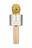 Pazariz Karaoke Bluetooth Mikrofon Gold - 1