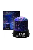 Pazariz Projeksiyon Gece Lambası Yıldızlı Led Lamba Pilli thumbnail 1