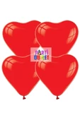 Pazariz Kırmızı Kalpli Balon - 10 Lu - 1