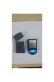 Pazariz Zippo Çakmak Şeklinde Hassas Cep Terazi 200 Gram Kapasite 0.01gram Hassasiyet Ultra Mini Küç - 2