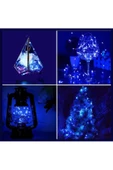 Pazariz 3 Adet 10 Metre 100 Ledli Mavi Peri Led Yılbaşı Hediyelik thumbnail 2