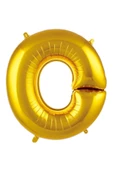 Pazariz 34 Inç 76 Cm Altın Folyo Harf Balon O - 1