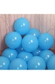 Pazariz Mavi Beyaz Lacivert Balon 20 Adet thumbnail 2