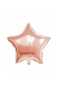 Pazariz Rose Gold Yıldız Folyo Balon 45 Cm thumbnail 1