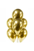 Pazariz Gold Renk Krom Balon 10 Adet - 1