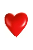 Pazariz 12 Inç Kalp Kırmızı 16 Lı Balon thumbnail 2