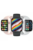 Pazariz Watch 7 Pro Max Yeni Kasa Çift Tuş Aktif Konuşma Özellikli Türkçe Siyah Akıllı Saat - 3