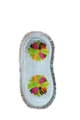 Pazariz Pembecin Uyku Göz Bandı Maskesi Işık Önleyici Gözlük Maske Bant Eye Mask Çiçekli (1adet) - 2
