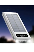 Pazariz 20000 Mah Powerbank Göstergeli Powerbank Solar Powerbank Güneş Enerjili Fenerli 4 Çıkışlı - 2