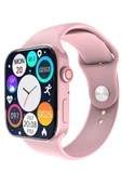 Pazariz Watch 7 Pro Max Yeni Kasa Çift Tuş Aktif Konuşma Özellikli Türkçe Siyah Akıllı Saat - 1