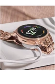 Pazariz Akıllı Saat Serisi SmartWatch Diamond 42mm Çift Kordon Akıllı Saat Sesli Görüşme thumbnail 1