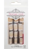 Pazariz Pazarız Nail Takma Tırnak 12'li - French Nude - 1